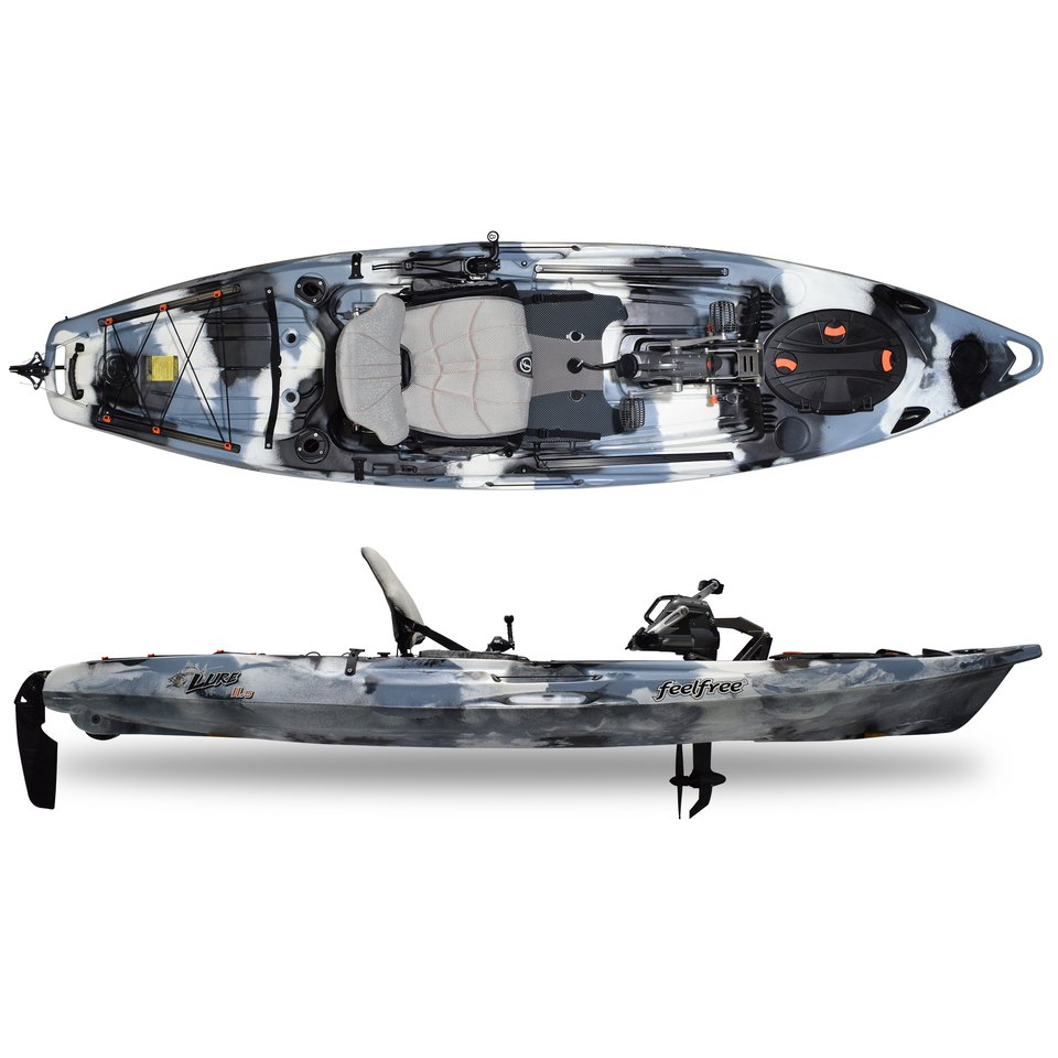 feelfree lure 11.5 overdrive v2 fishing kayak our the famous Wheel in the Keel and sturdy molded in handles Feelfree Lure 11.5 V2 Fishing