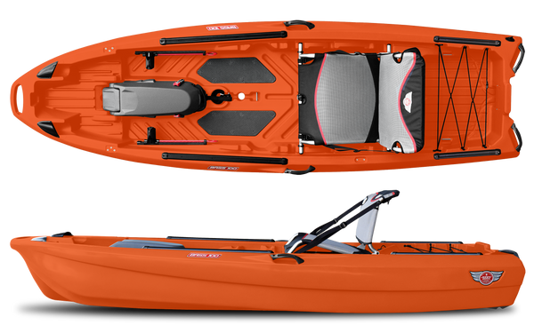 Bass 100-Boat-Jonny Boats-Orange-Waterways