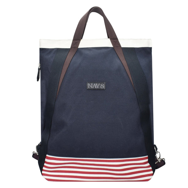 Caspian Tote Pack-Lifestyle Bags-Navig8tor Bags-Navy-Waterways