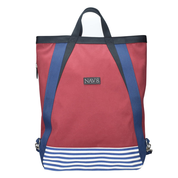 Caspian Tote Pack-Lifestyle Bags-Navig8tor Bags-Red-Waterways